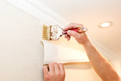 Pose de papier peint à Authe — revêtements muraux et toiles de verre